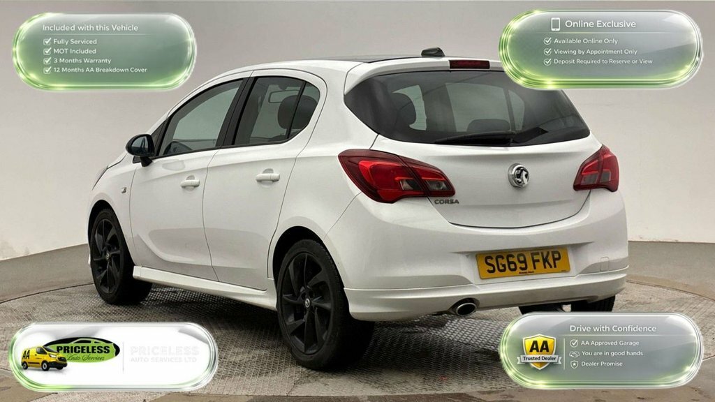 Vauxhall Corsa 1.4L Sri Vx Line Nav Black SG69FKP White #4