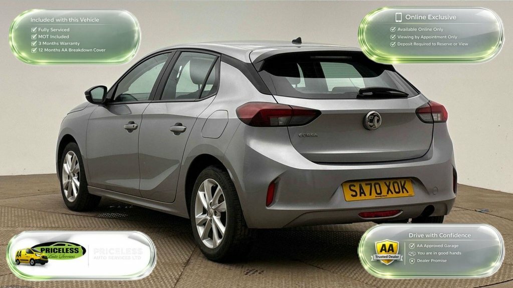 Vauxhall Corsa 1.2L Se SA70XOK Grey #4