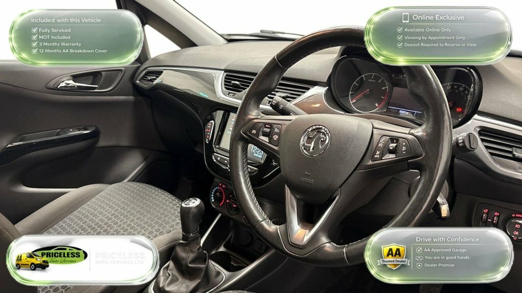 Vauxhall Corsa 1.4L Energy DY69OUM Black #5