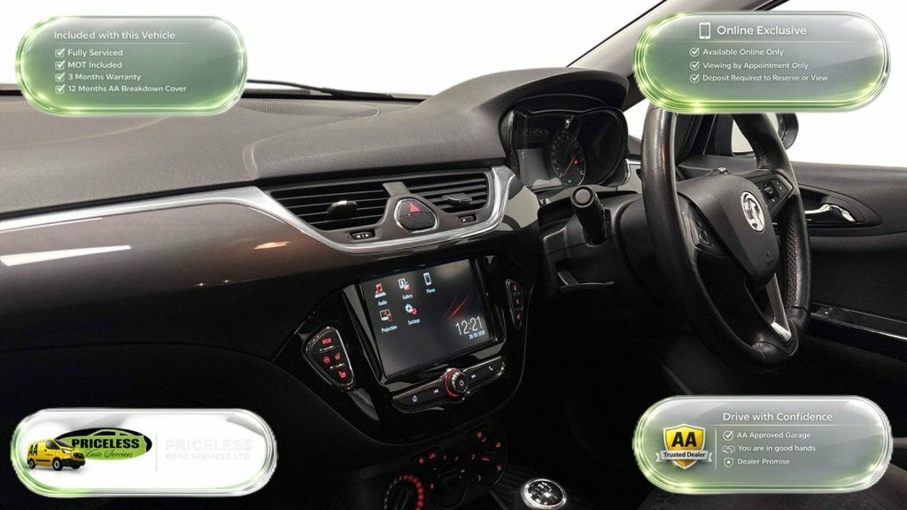 Vauxhall Corsa 1.4L Energy DY69OUM Black #2