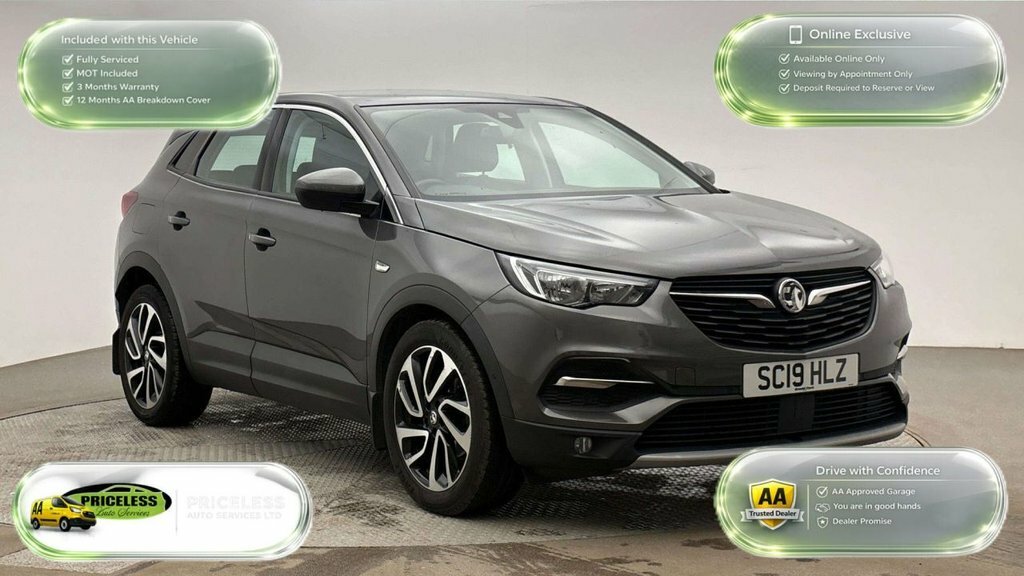 Vauxhall Grandland X 1.2L Elite Nav Grey