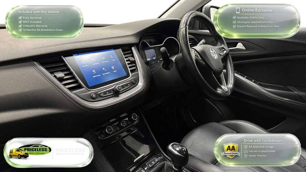 Vauxhall Grandland X 1.2L Elite Nav SC19HLZ Grey #2