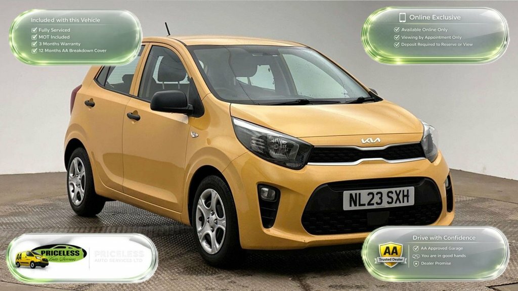 Kia Picanto 1L 1 Yellow