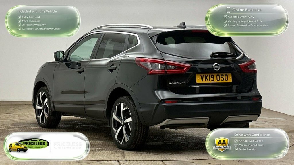 Nissan Qashqai 1.5L Tekna VK19OSO Black #4
