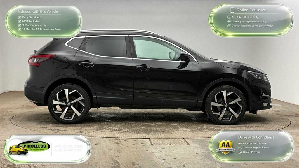 Nissan Qashqai 1.5L Tekna VK19OSO Black #3