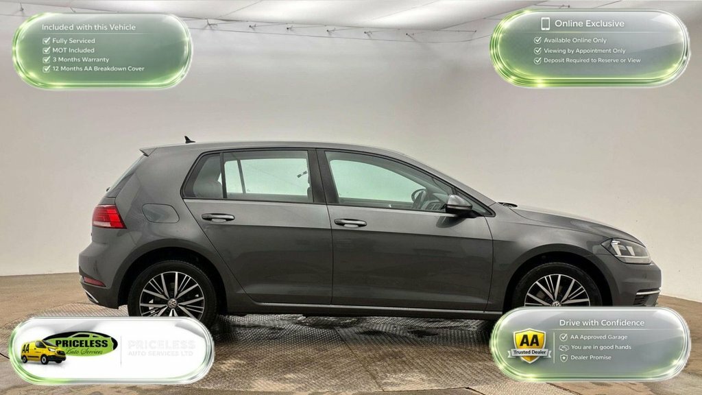 Volkswagen Golf 1.6L Se Nav WK67XFD Grey #3
