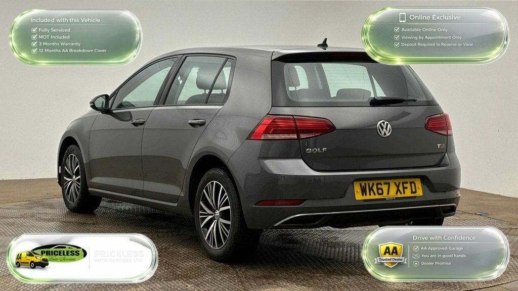 Volkswagen Golf 1.6L Se Nav WK67XFD Grey #4
