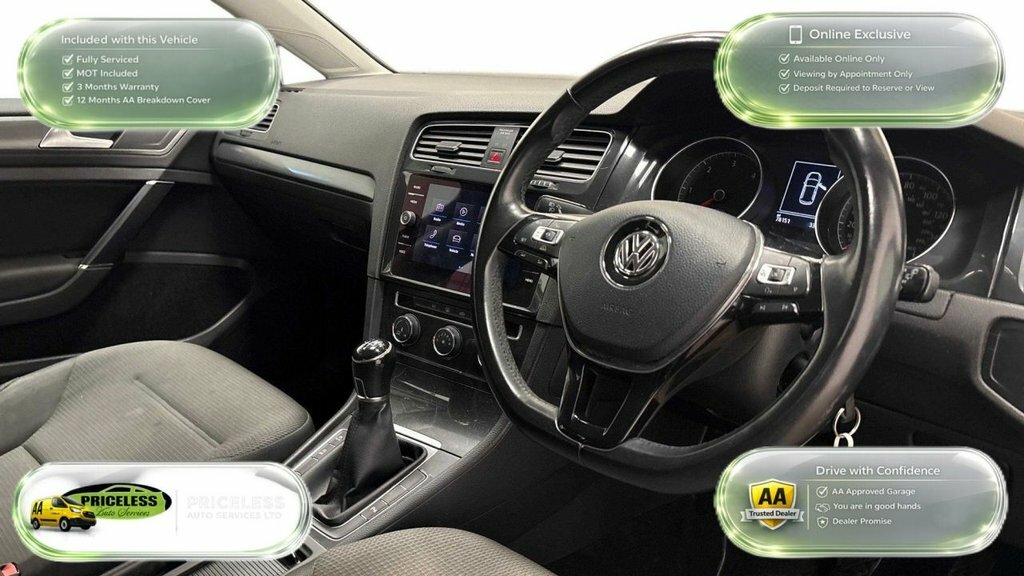 Volkswagen Golf 1.6L Se Nav WK67XFD Grey #5
