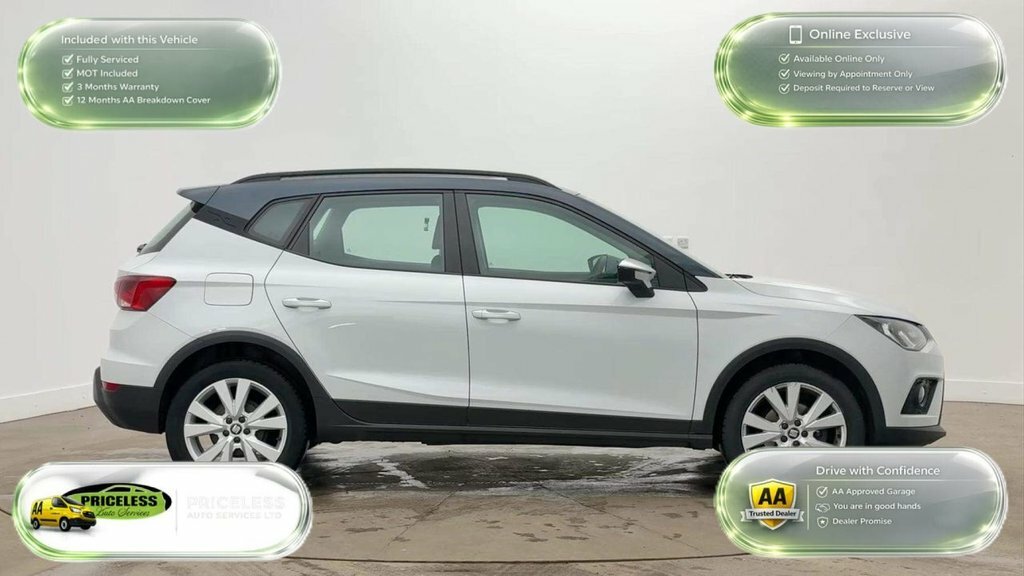 Seat Arona 1.6L Se Technology Lux BT69XJX White #3
