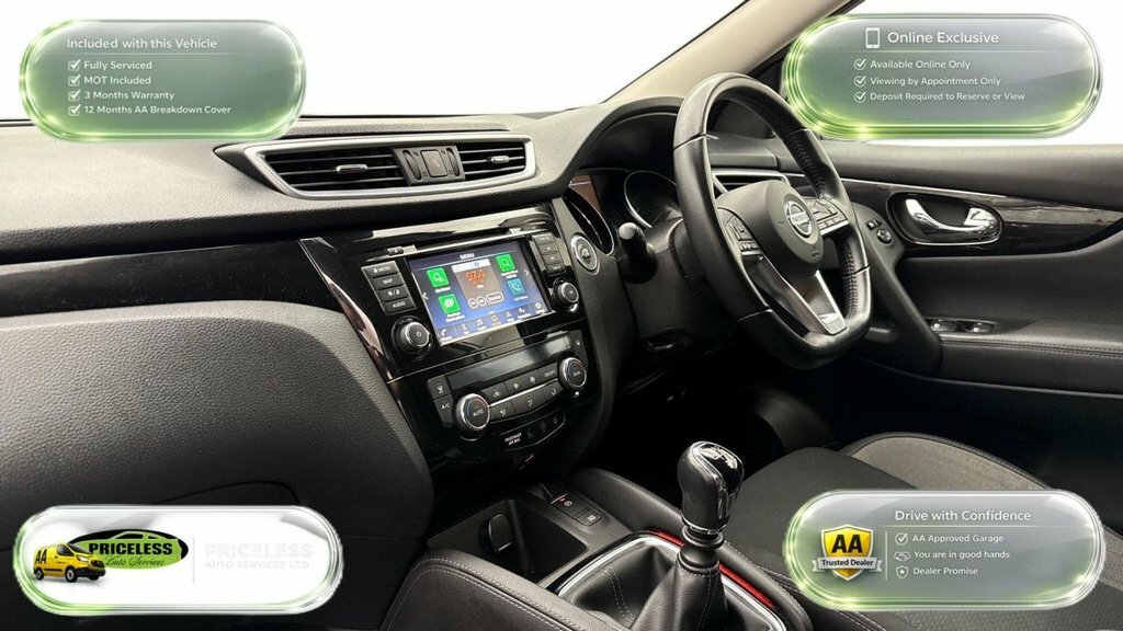 Nissan Qashqai 1.3L N-connecta HY69OHJ White #2