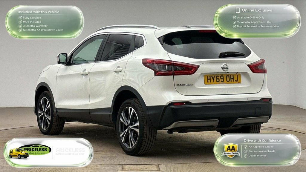 Nissan Qashqai 1.3L N-connecta HY69OHJ White #4