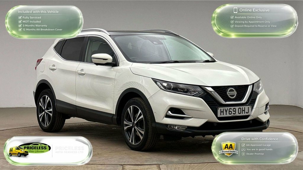 Nissan Qashqai 1.3L N-connecta White