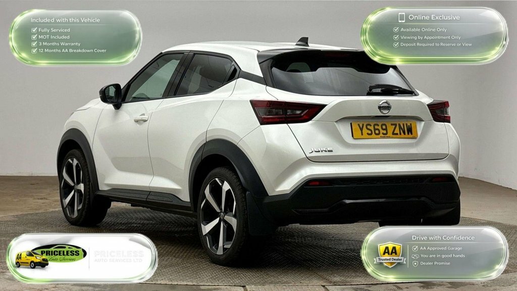 Nissan Juke 1L N-connecta YS69ZNW White #4