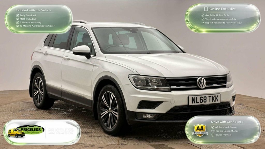 Volkswagen Tiguan 1.4L Se Navigation White