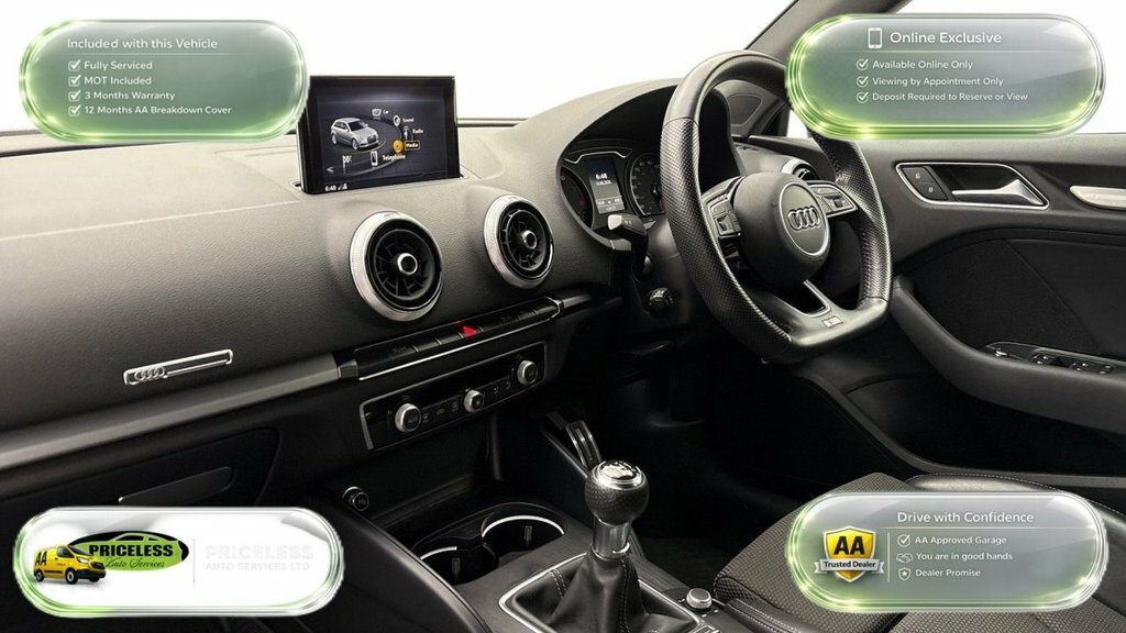 Audi A3 1.5L S Line VE68FDG Grey #2