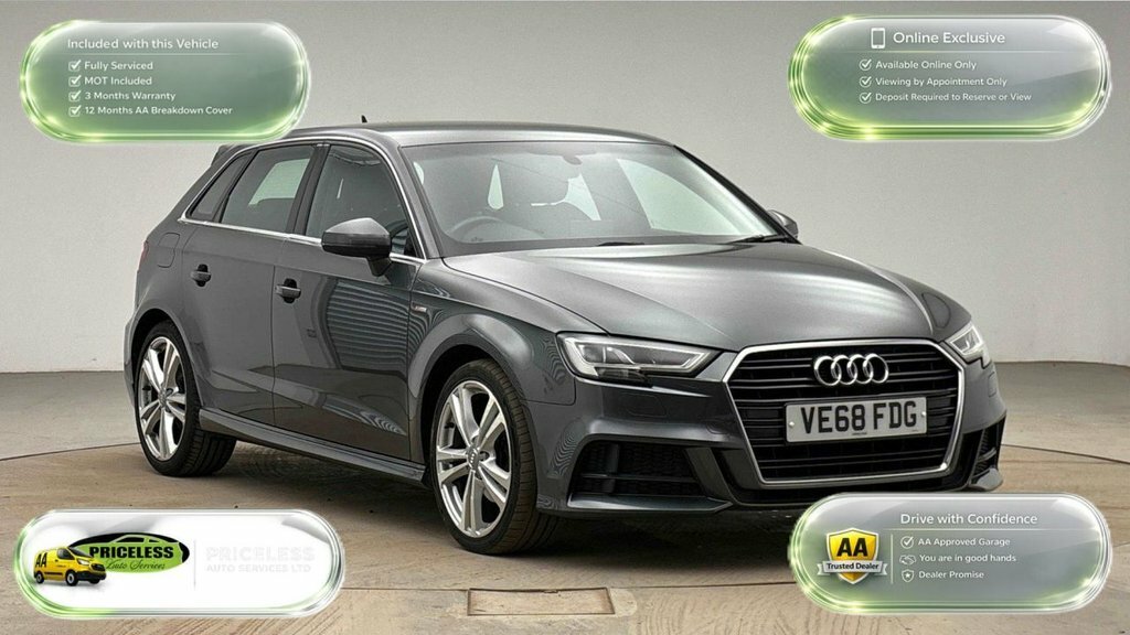 Audi A3 1.5L S Line Grey