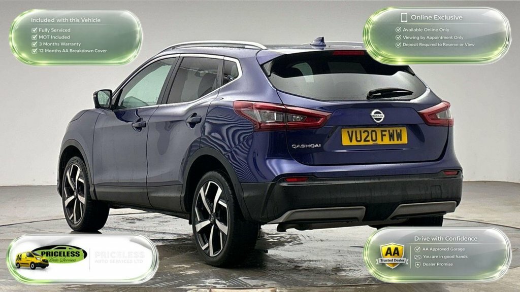 Nissan Qashqai 1.3L Tekna VU20FWW Blue #4