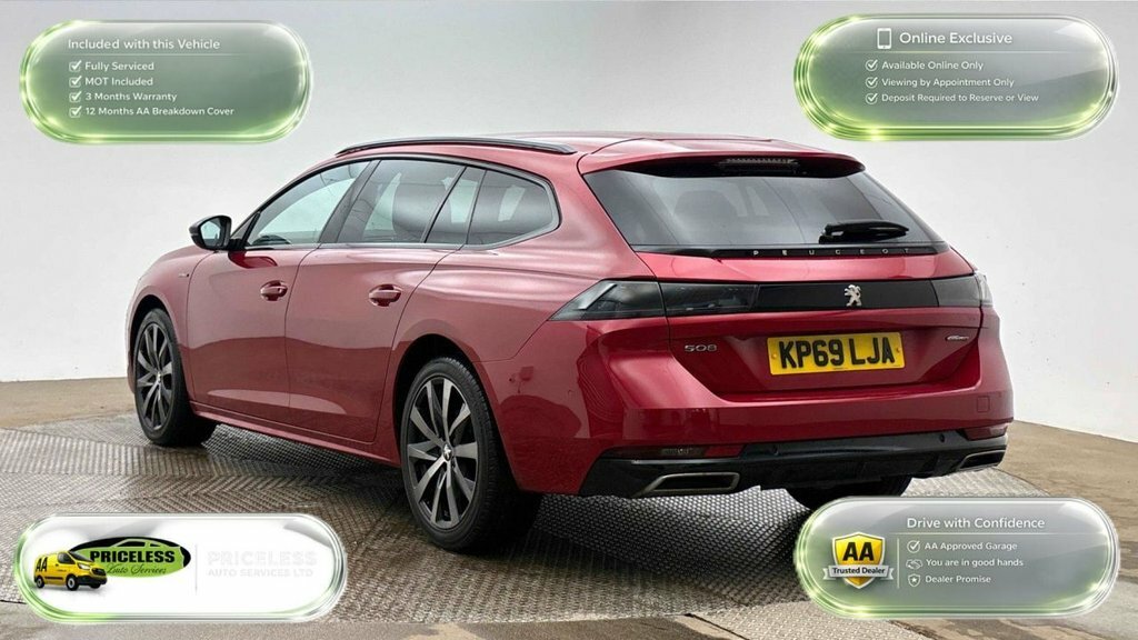 Peugeot 508 SW 1.5L Gt Line Red #4