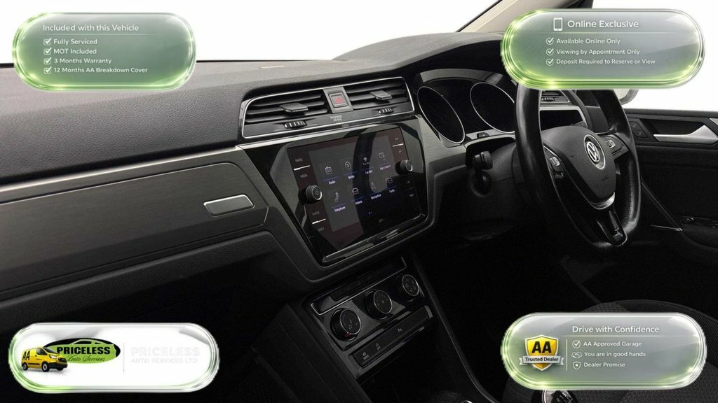 Volkswagen Touran 1.6L Se Family LV67GZU Grey #2