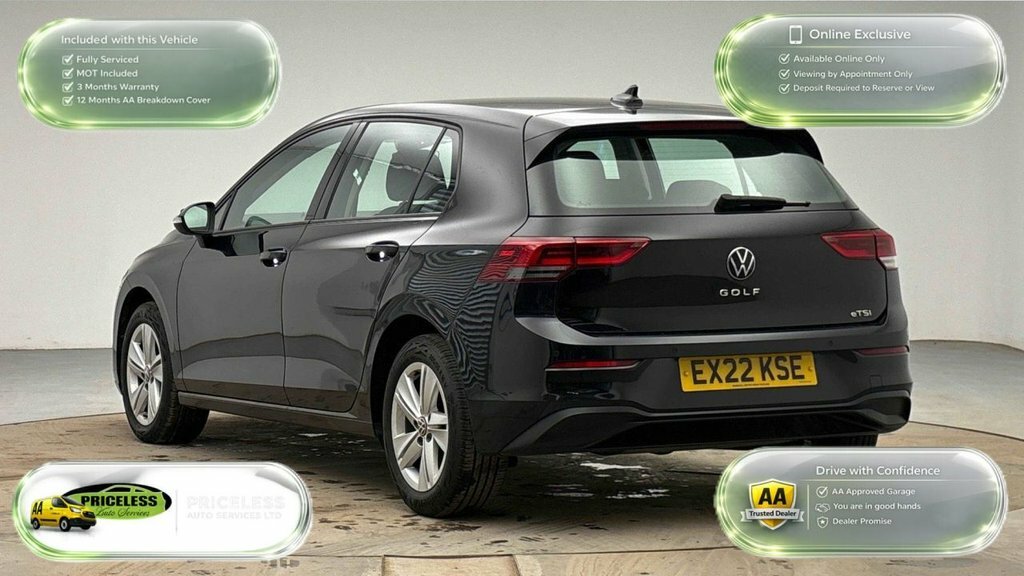 Volkswagen Golf 1L Life EX22KSE Black #4