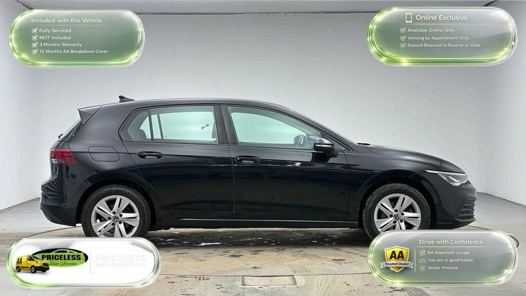 Volkswagen Golf 1L Life EX22KSE Black #3