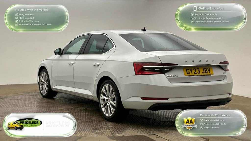 Skoda Superb 1.4L Se L GY23JBV White #4
