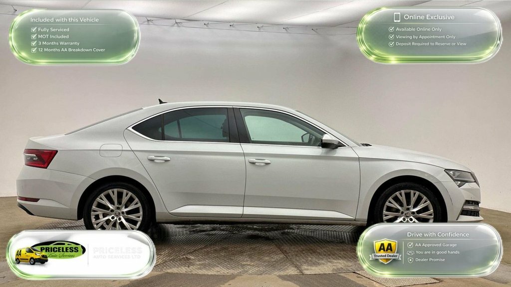 Skoda Superb 1.4L Se L GY23JBV White #3
