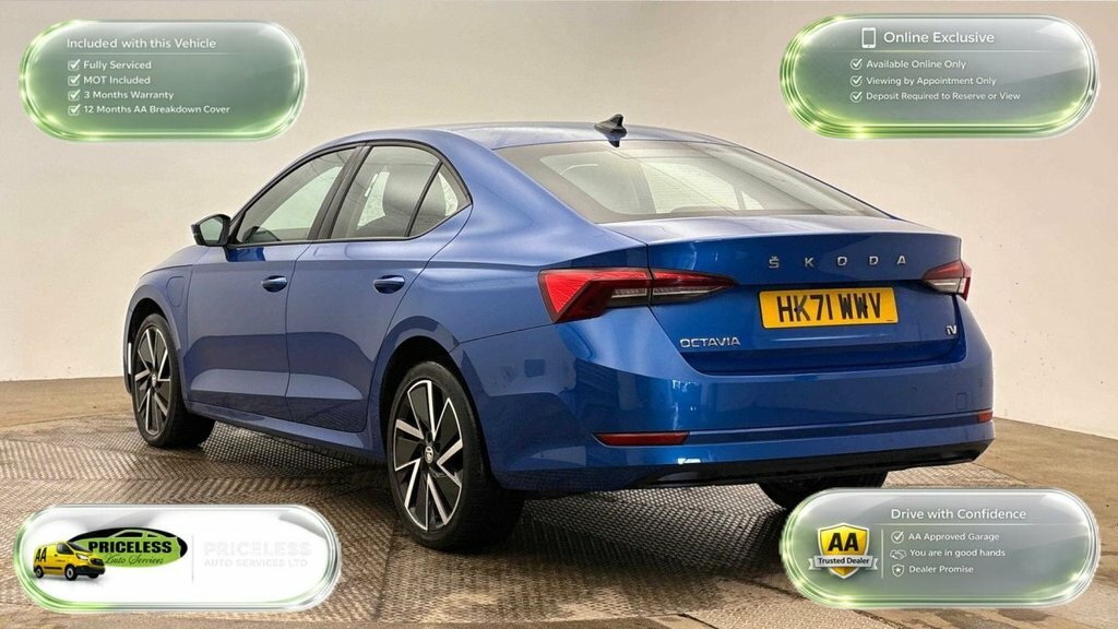 Skoda Octavia 1.4L Se Technology Blue #4