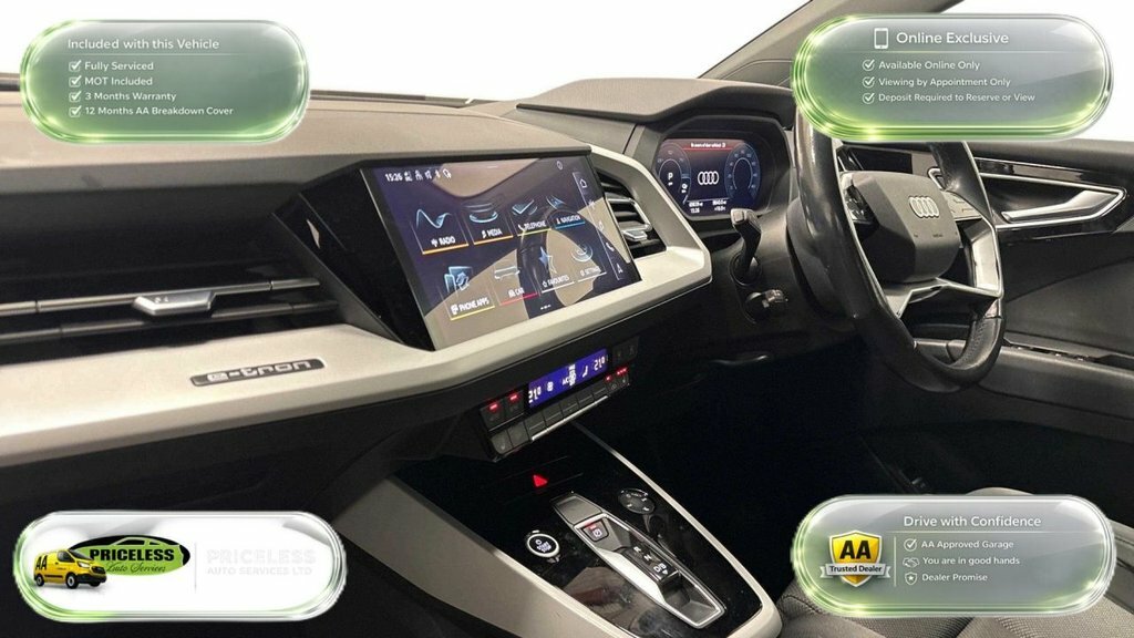 Audi Q4 E Tron Suv WK23YKV Grey #2