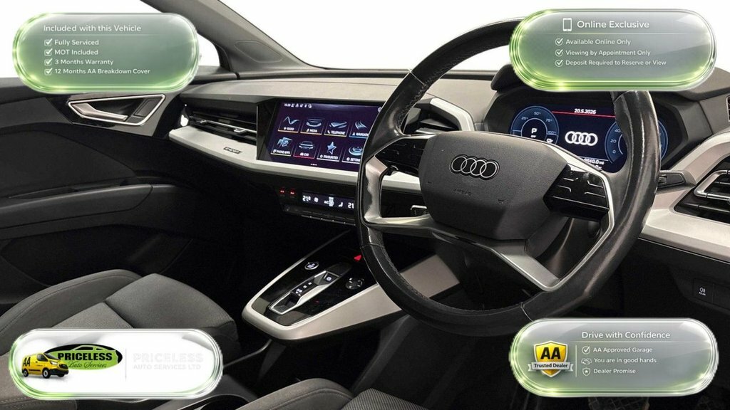 Audi Q4 E Tron Suv WK23YKV Grey #5