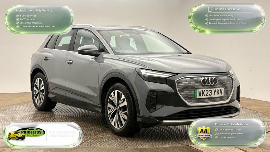 Audi Q4 E Tron Suv Grey