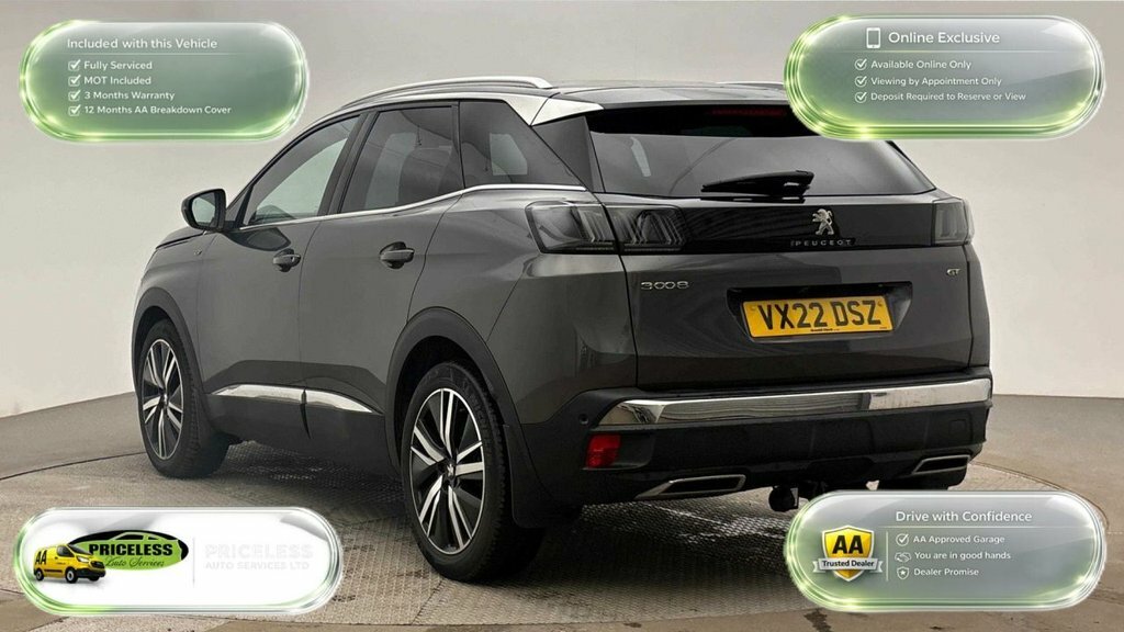 Peugeot 3008 1.5L Gt Premium VX22DSZ Grey #4