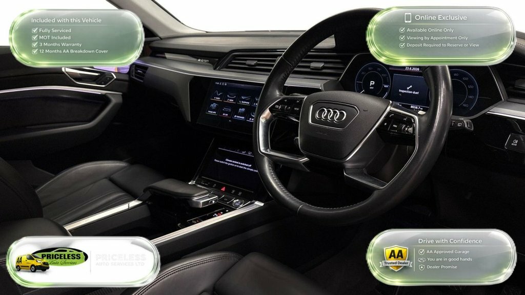 Audi E-tron Quattro Base 403 Bhp 10.1-Inch Touchscreen, Mmi Black #5