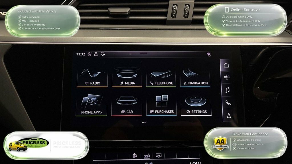 Audi E-tron Quattro Base 403 Bhp 10.1-Inch Touchscreen, Mmi Black #7