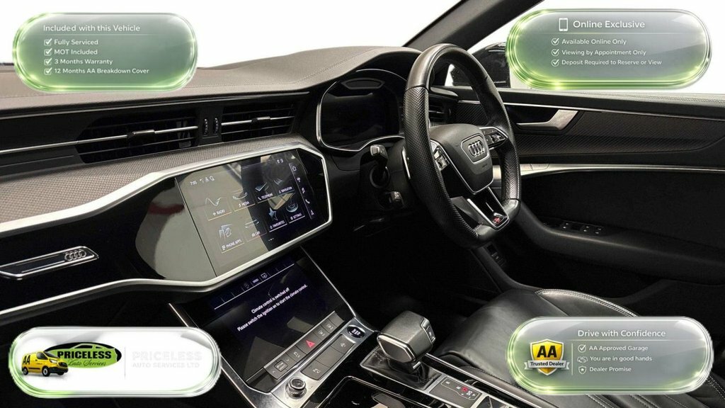 Audi A6 Saloon Saloon Black #2