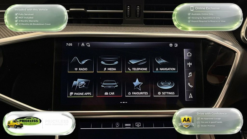 Audi A6 Saloon Saloon Black #7