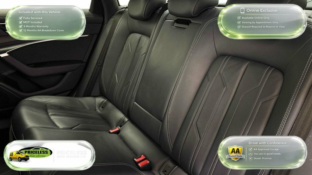 Audi A6 Saloon Saloon Black #6