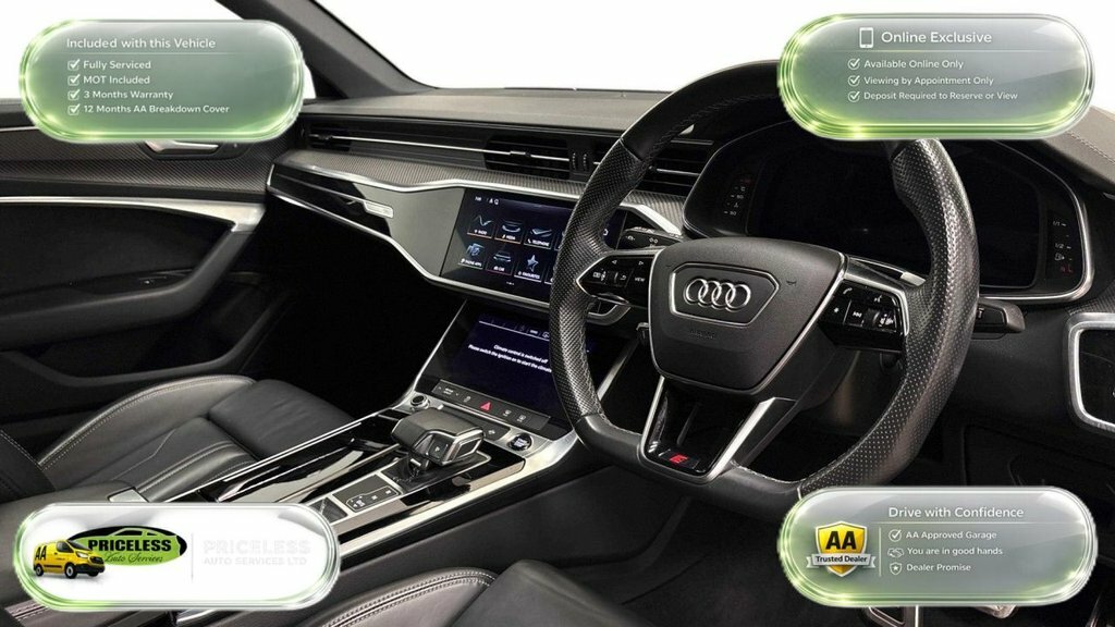 Audi A6 Saloon Saloon Black #5