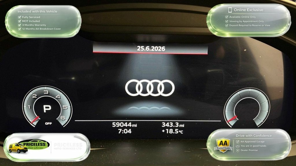 Audi A6 Saloon Saloon Black #8