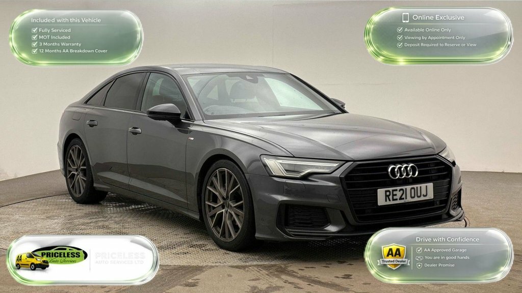 Audi A6 Saloon Saloon Black #1