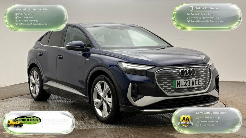 Audi Q4 E Tron Suv Blue