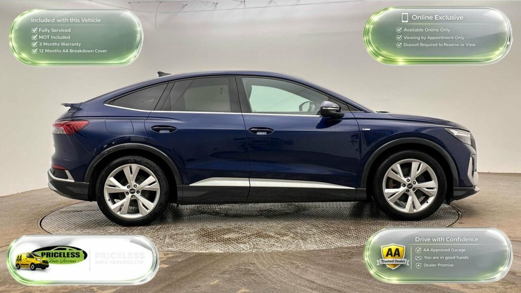 Audi Q4 E Tron Suv NL23WCE Blue #3