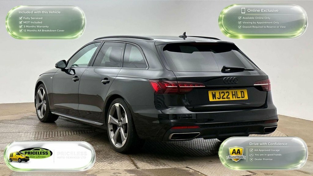 Audi A4 Avant 2L Black Edition Black #4