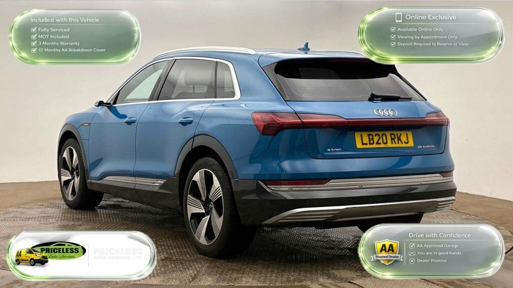 Audi E-tron Suv LB20RKJ Blue #4
