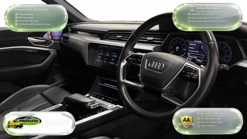 Audi E-tron Suv LB20RKJ Blue #5