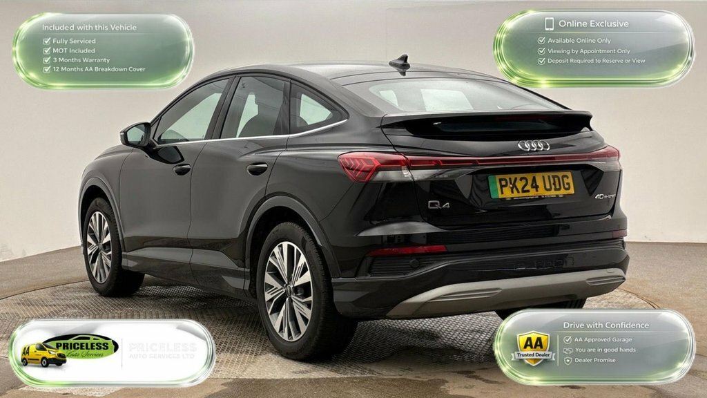 Audi Q4 E Tron Suv PK24UDG Black #4