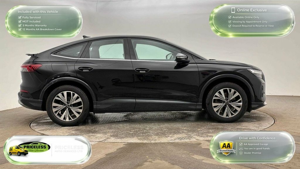 Audi Q4 E Tron Suv PK24UDG Black #3