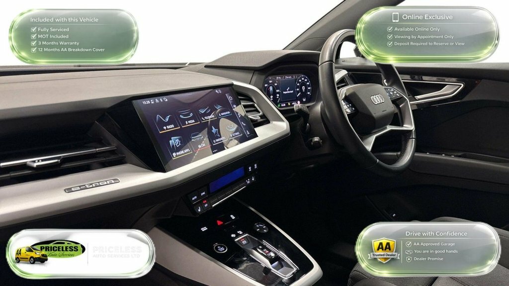 Audi Q4 E Tron Suv PK24UDG Black #2