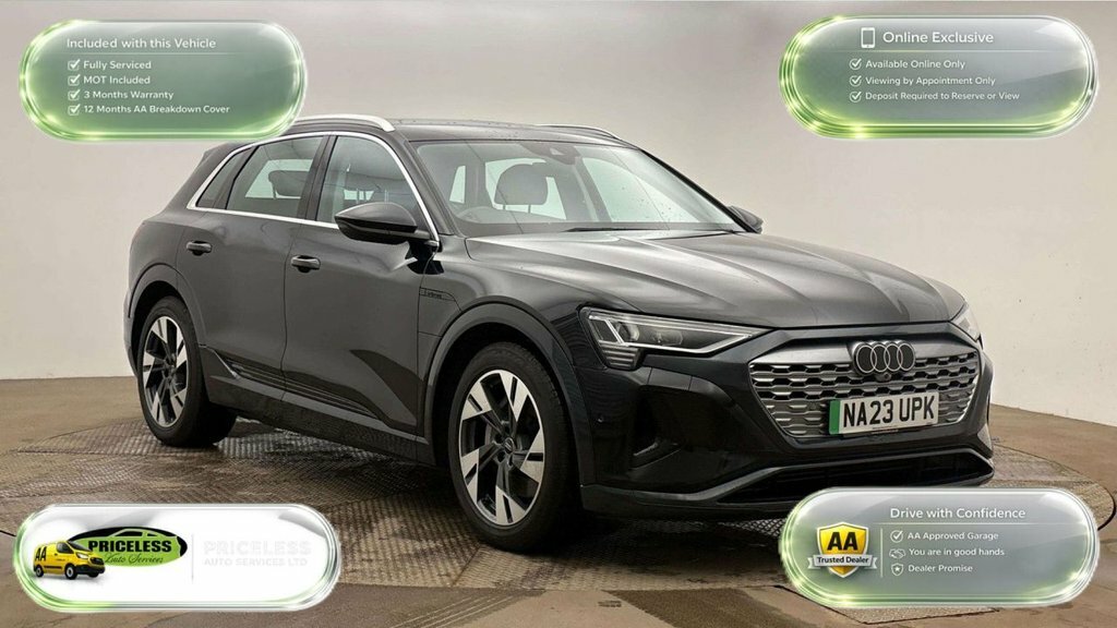 Audi Q8 e tron Suv Black
