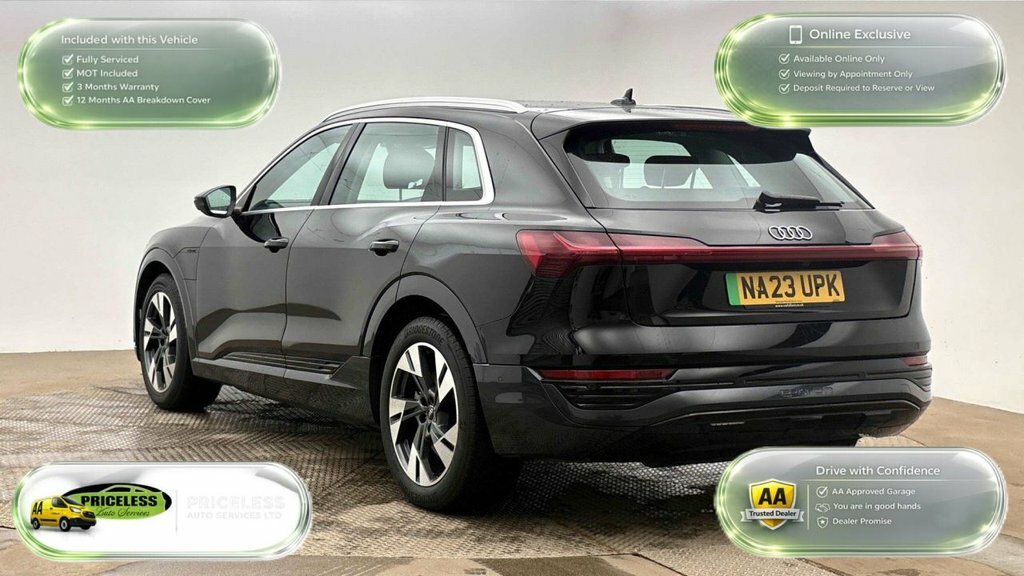 Audi Q8 e tron Suv Black #4